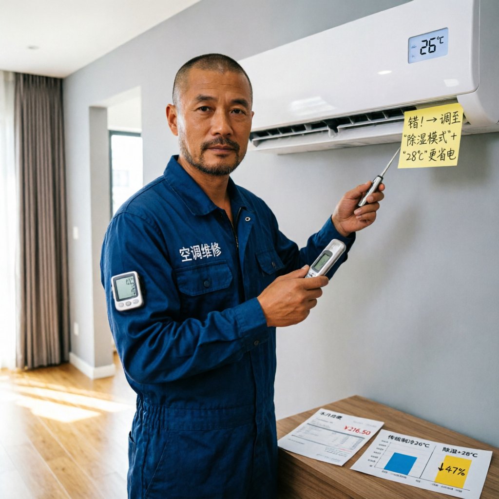 空调开26度最省电？维修师傅：错了！这样做每月电费少一半