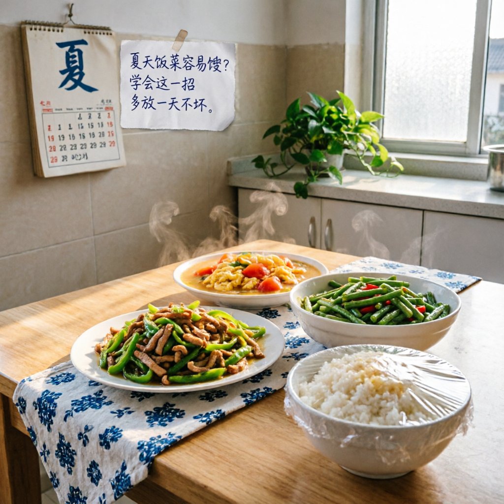 夏天饭菜容易馊？学会这一招多放一天不坏