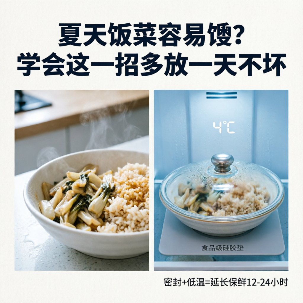 夏天饭菜容易馊？学会这一招多放一天不坏