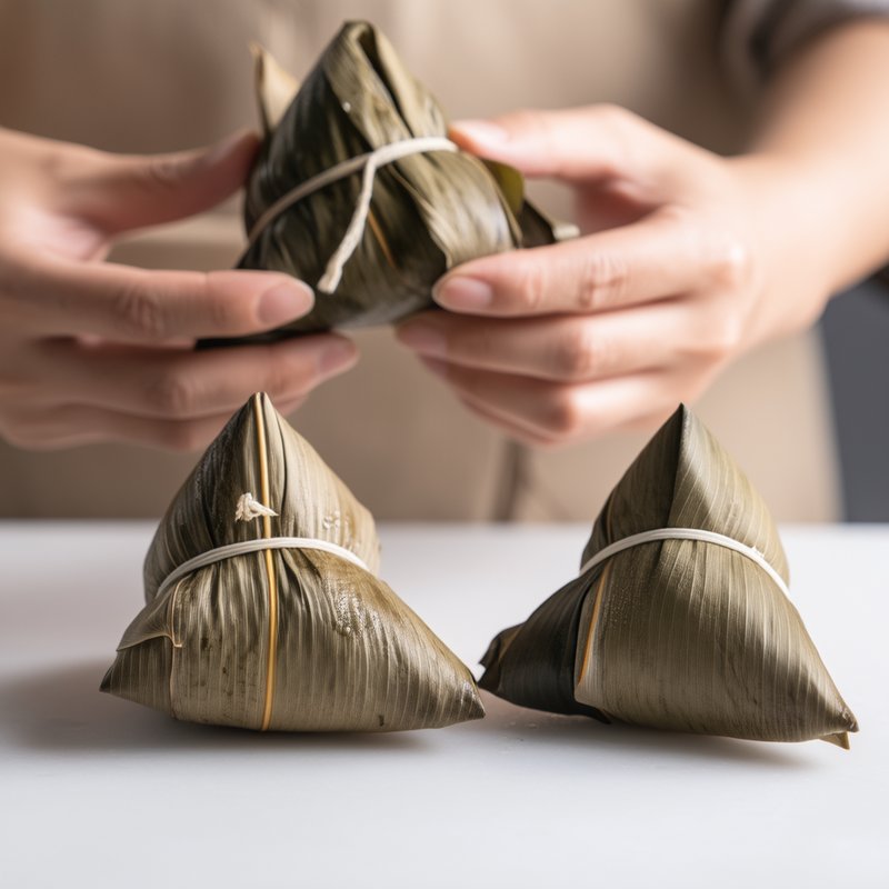 用手捏粽子判断熟度和质量