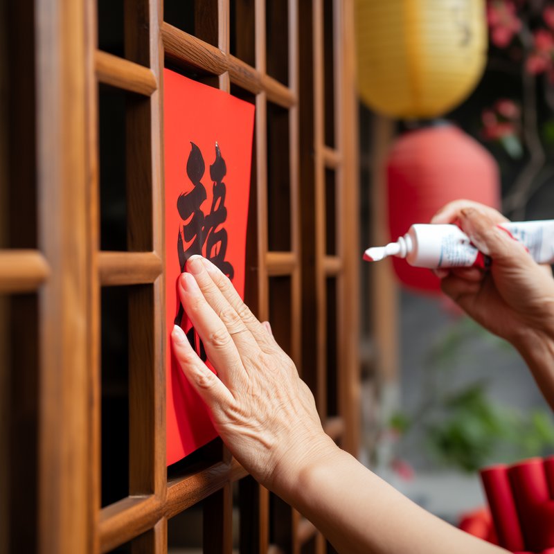贴春联三种胶水方案