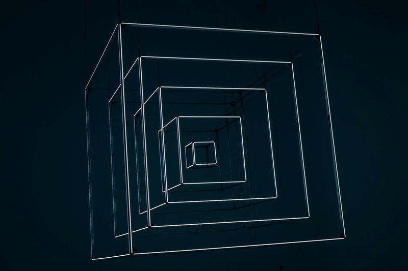 光纤科技抽象概念图