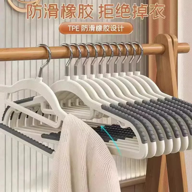 买5个！肩无痕植绒衣架防滑干湿两用前先看这篇，能省不少冤枉钱